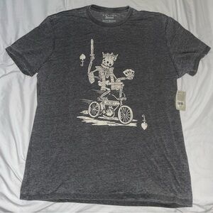 Lucky Brand Charcoal Graphic Tee for Men